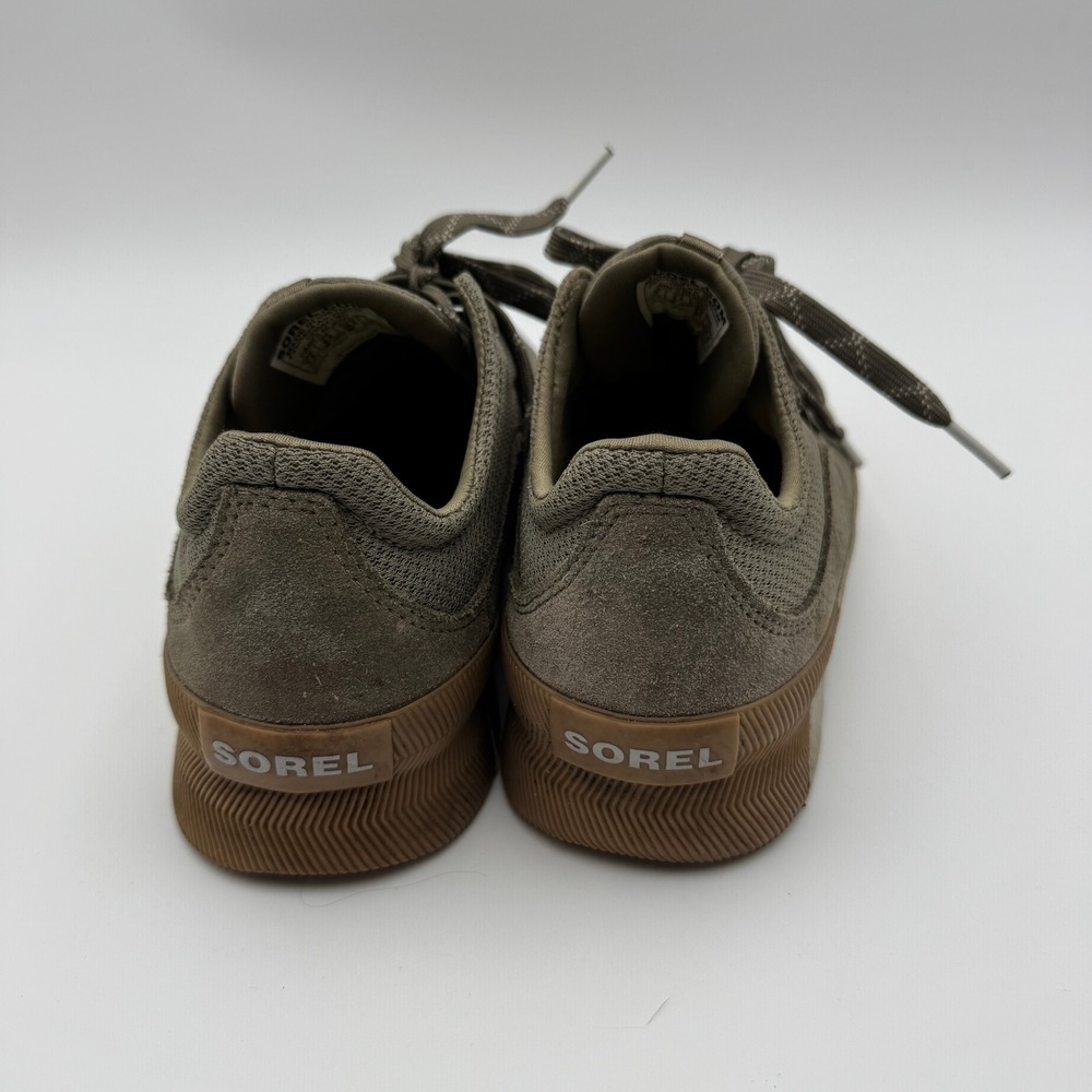 Sorel Out 'N About Plus Lace Sneakers Women 7.5 Waterproof Sage Green NL4090-365 - Picture 5 of 11